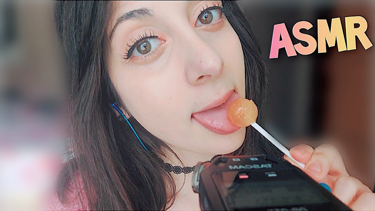 ASMR | ORANGE LOLLIPOP 🍭✨