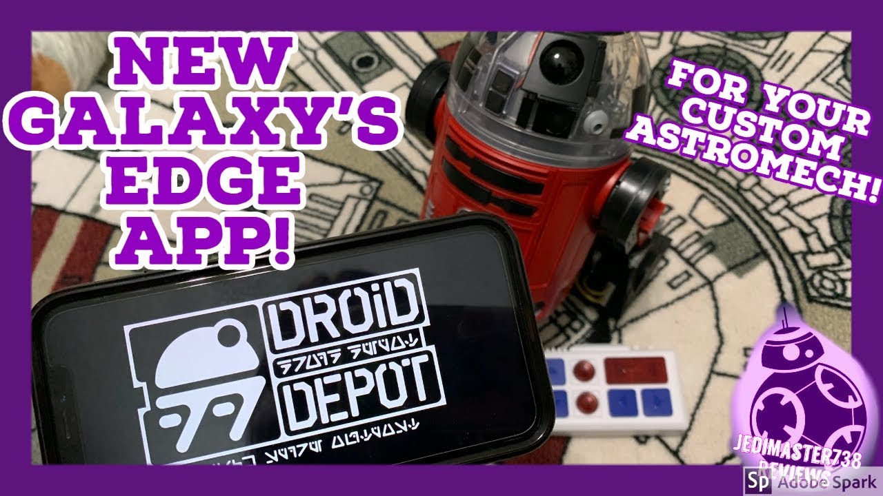 NEW Galaxy's Edge DROID DEPOT Mobile App Review | Unlocks NEW Features for your Droid!