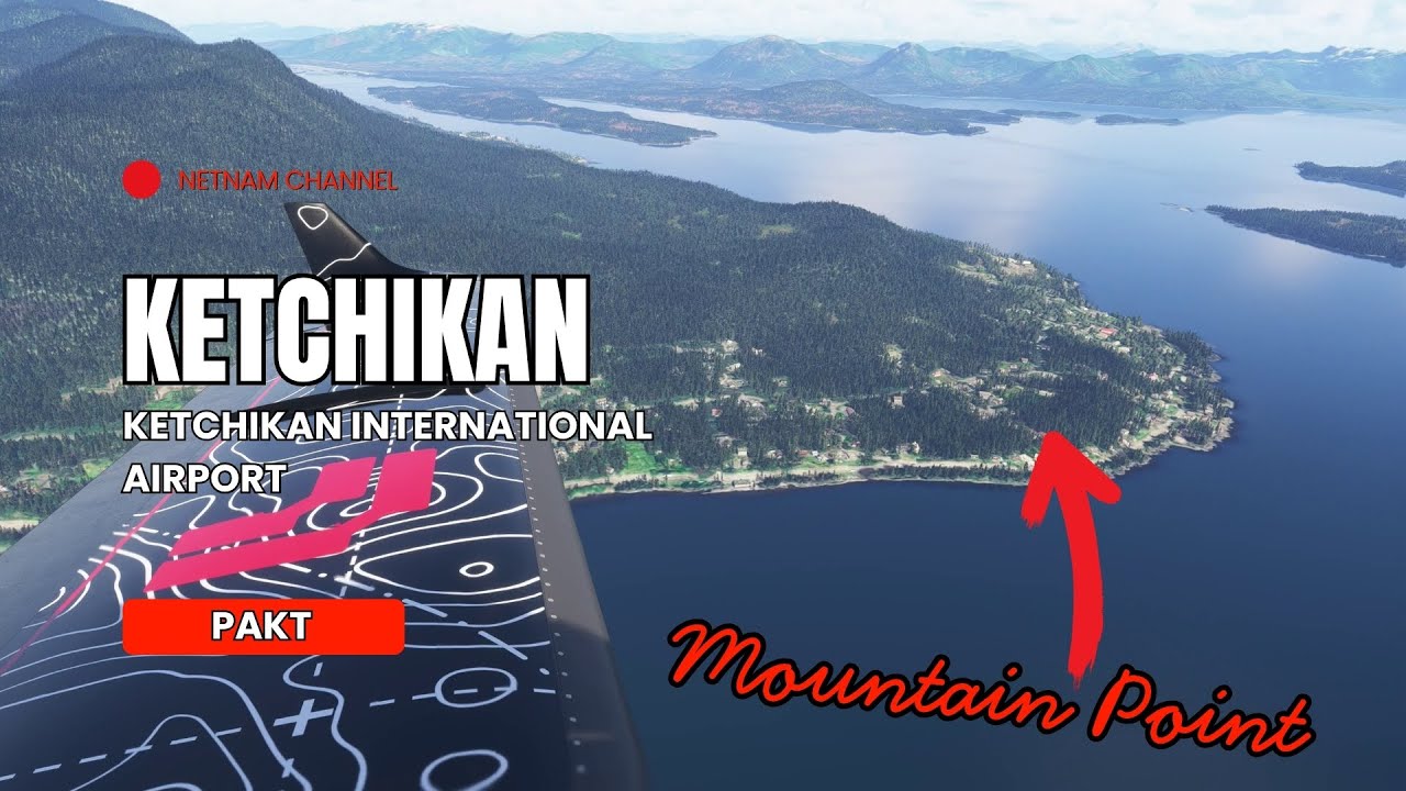 Landing in Ketchikan Alaska | Ketchikan International Airport (PAKT) #flight #alaska #ketchikan