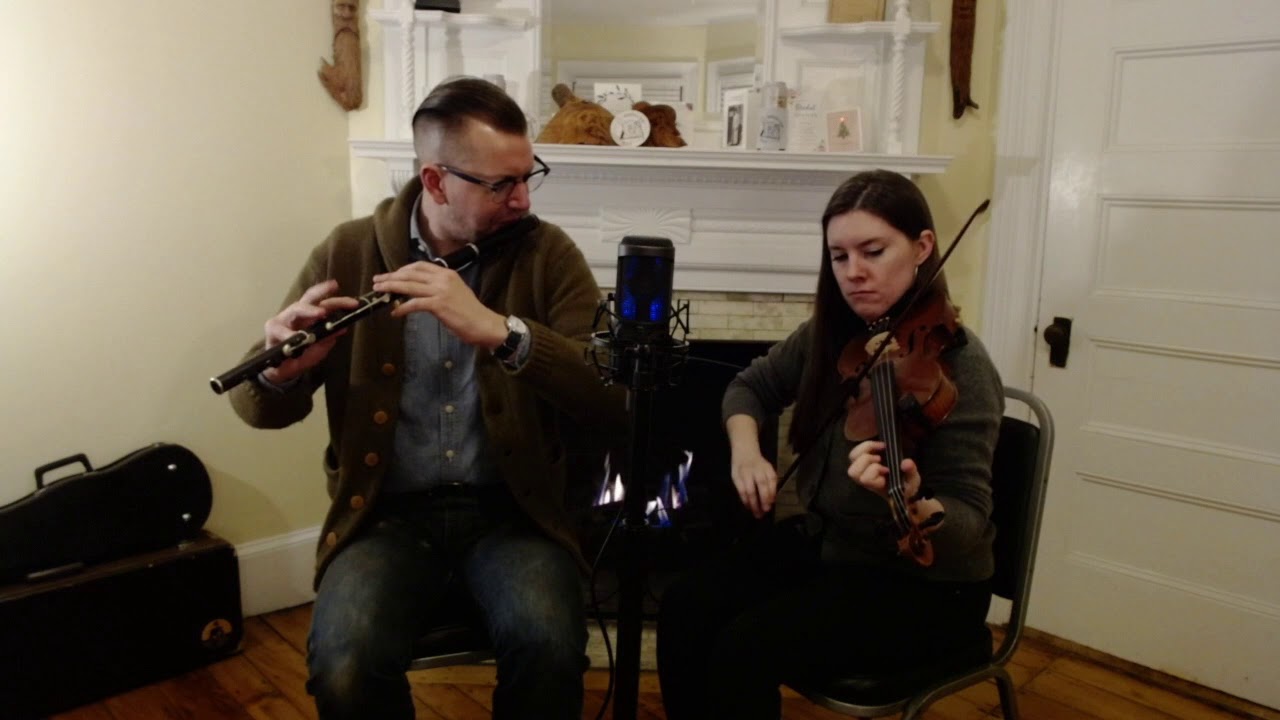 Billy Brocker's/Tom Ward's Downfall | Will Woodson & Caitlin Finley, Irish Flute and Fiddle