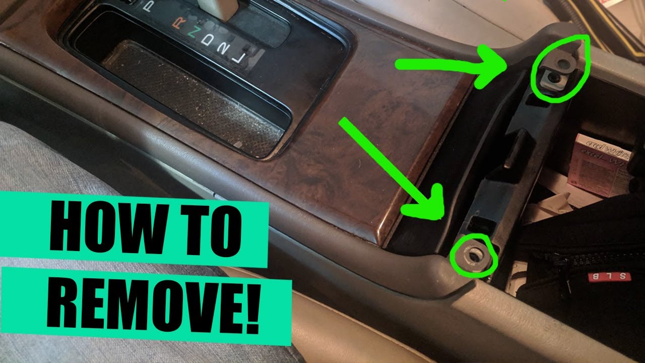 How To Remove Center Console | 1997 Toyota Avalon