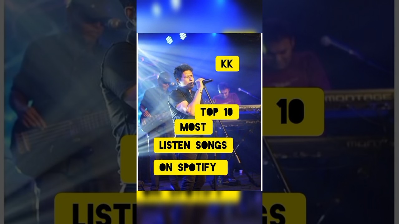 Kk top 10 most streams songs on Spotify