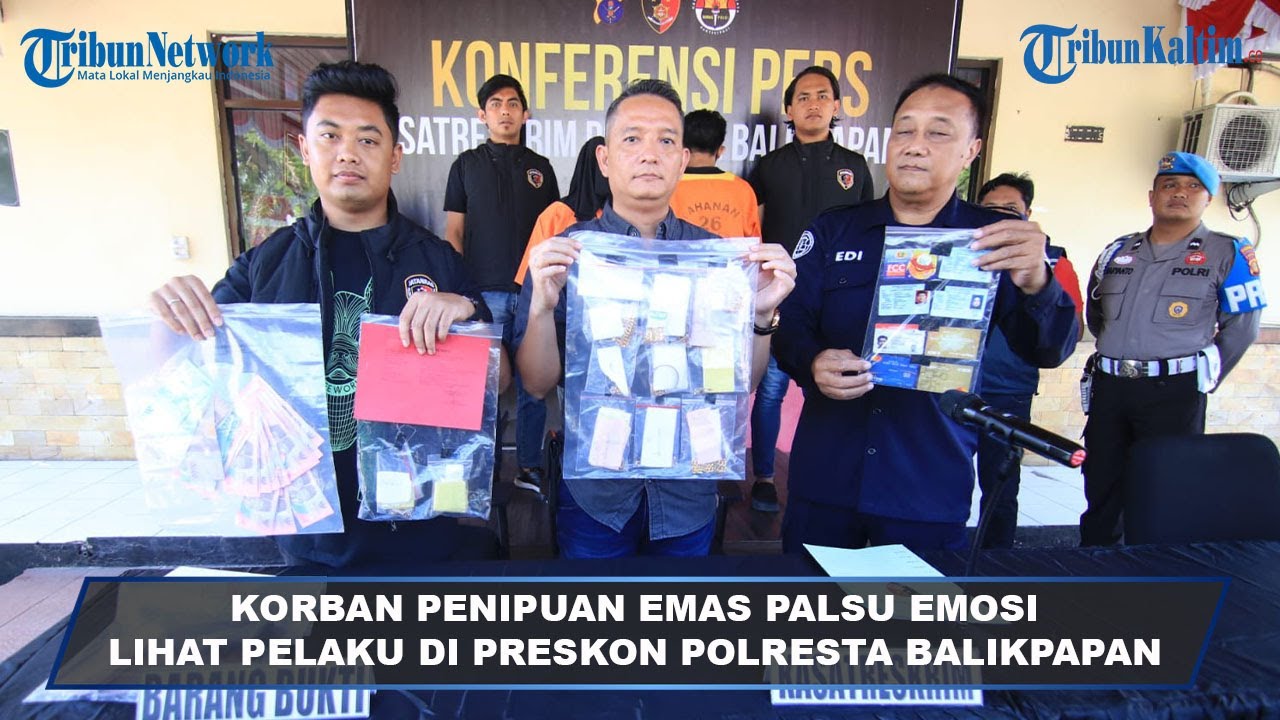 🔴Lihat Secara Langsung Pelaku Korban Penipuan Emas Palsu di Balikpapan Emosi