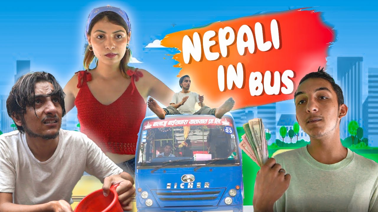 Nepali In BUS || Bikram Ghimire