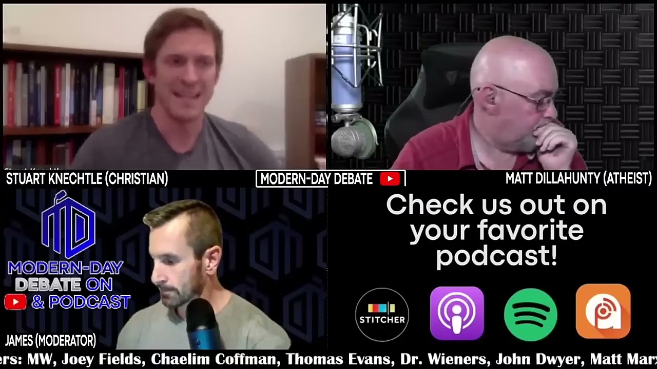 Modern-Day Debate: Atheist Matt Dillahunty vs. Stuart Knechtle