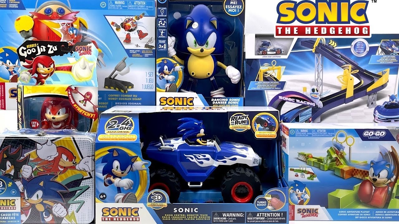 Sonic the Hedgehog Toy Collection Unboxing Review | ASMR