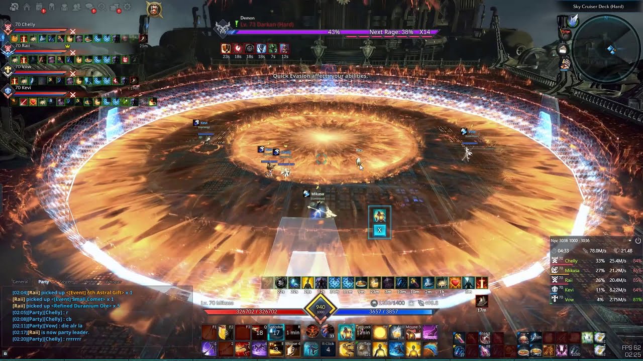 TERA Sky Cruiser Endeavor (Hard) Darkan Valkyrie PoV