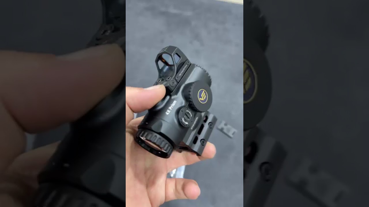 Призматический прицел Vector Optics Paragon 4x24, с возможностью установки пистолетного коллиматора