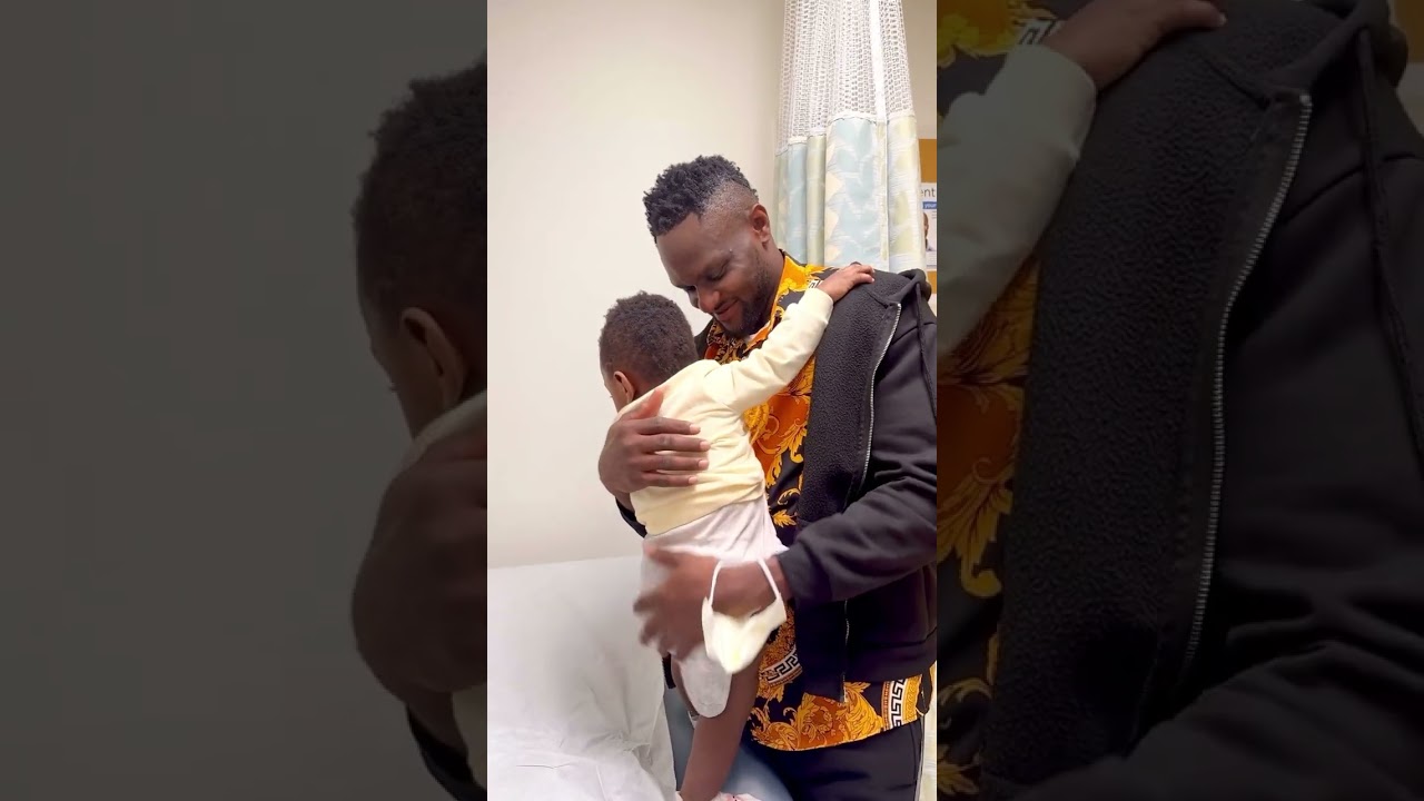 1 year old baby doctor’s physical exam and 6 vaccinations.