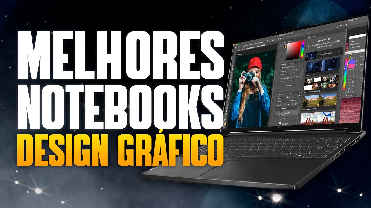 5 MELHORES NOTEBOOKS PARA PHOTOSHOP E ILLUSTRATOR (Design Gráfico) em 2024