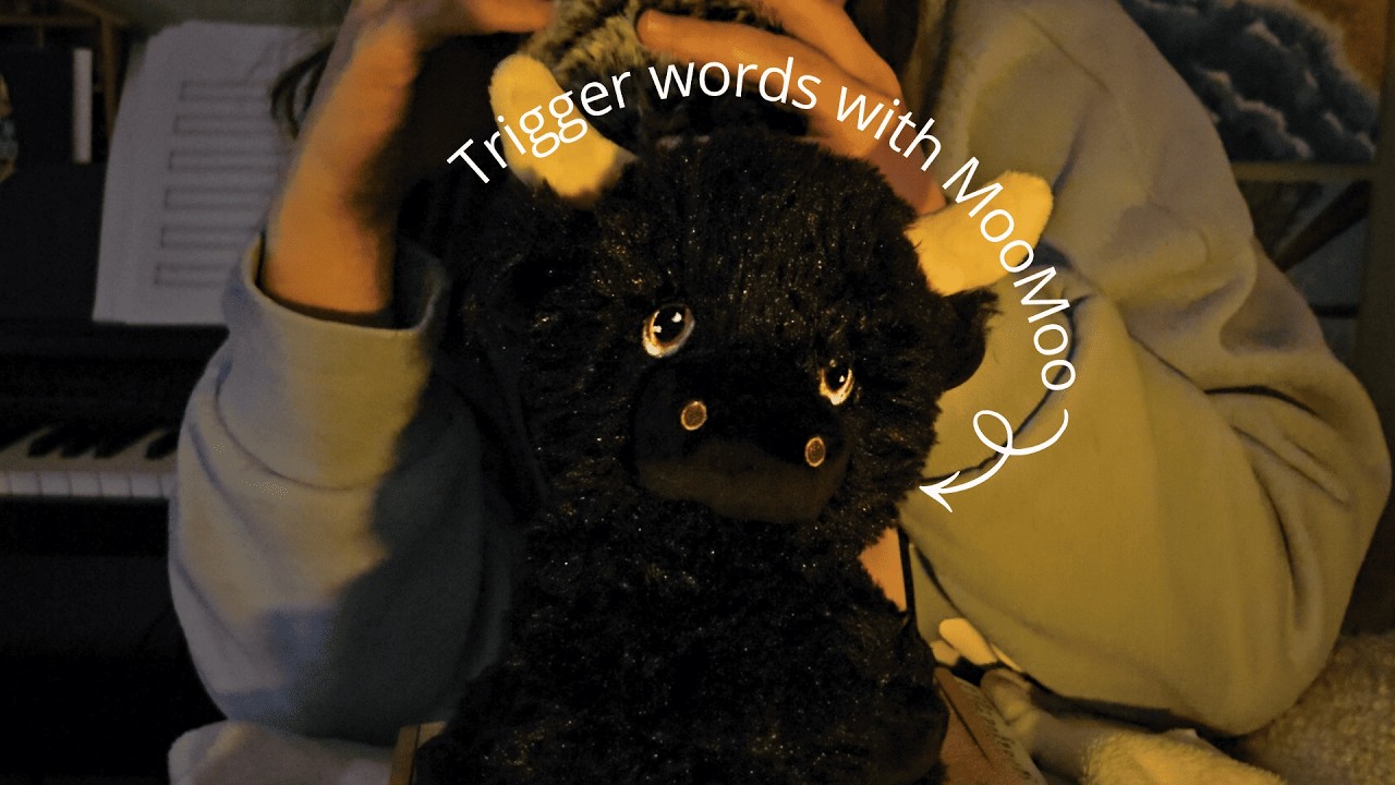 ASMR | Trigger Words and Fluffy Mic scratching