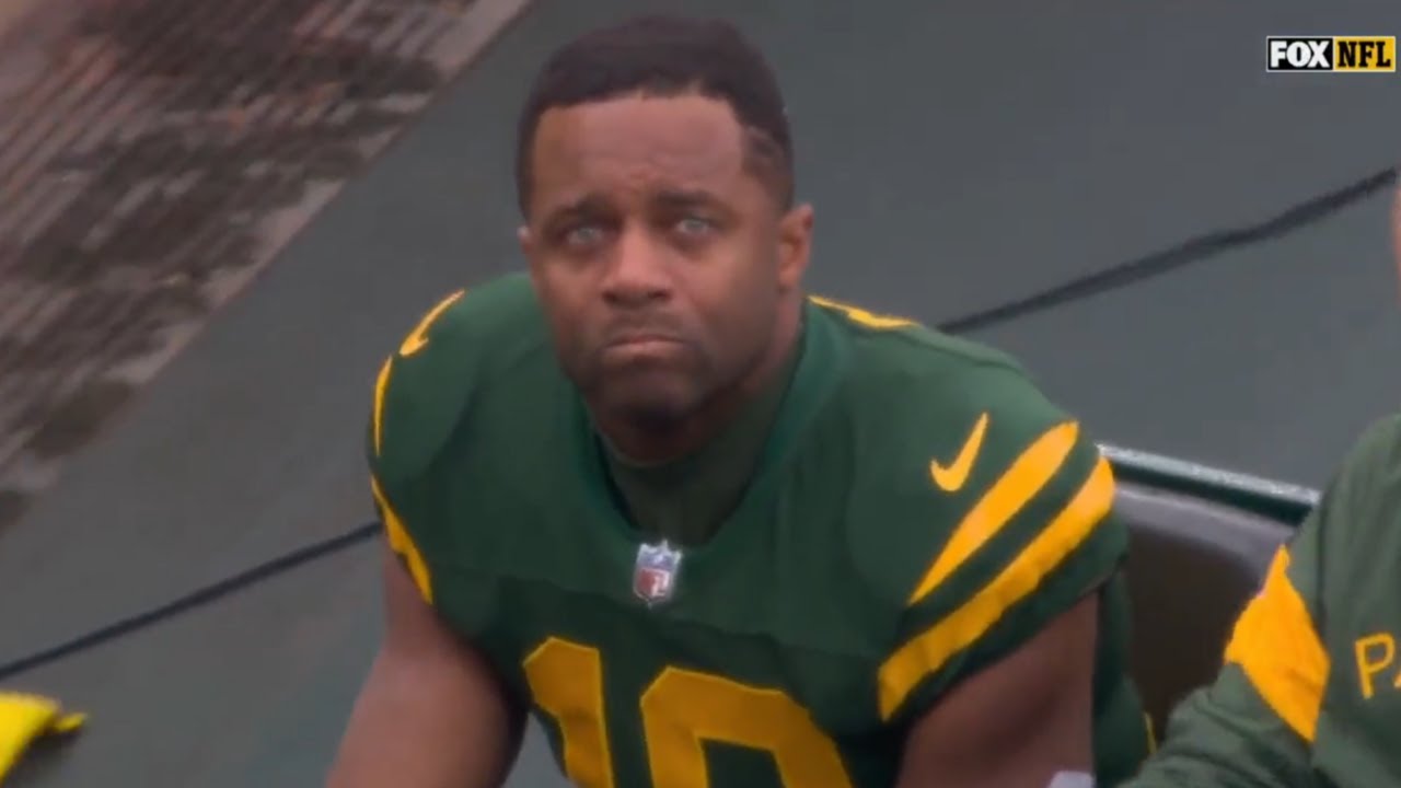 Randall Cobb in tears after injury vs. Jets