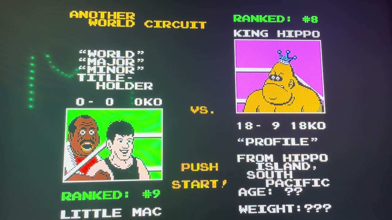 Punch-Out!! Ft Mr Dream: King Hippo Blindfolded Strat [3/8 Opening]