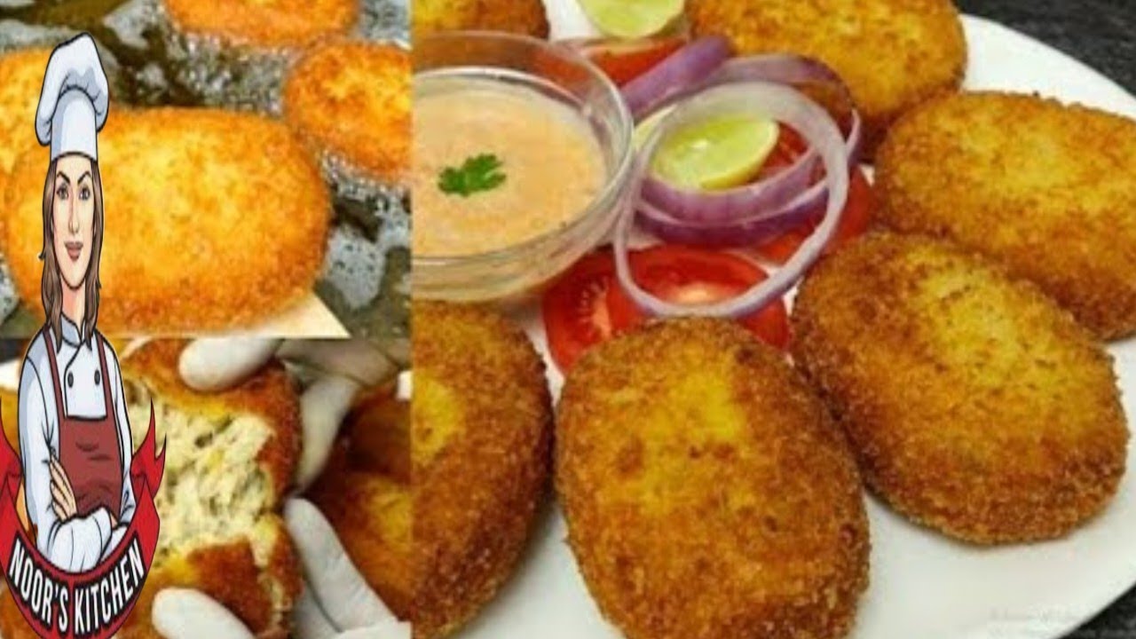 White Sauce Chicken Cutlets|Cutlets Recipe #views #kitchenwithnoor
