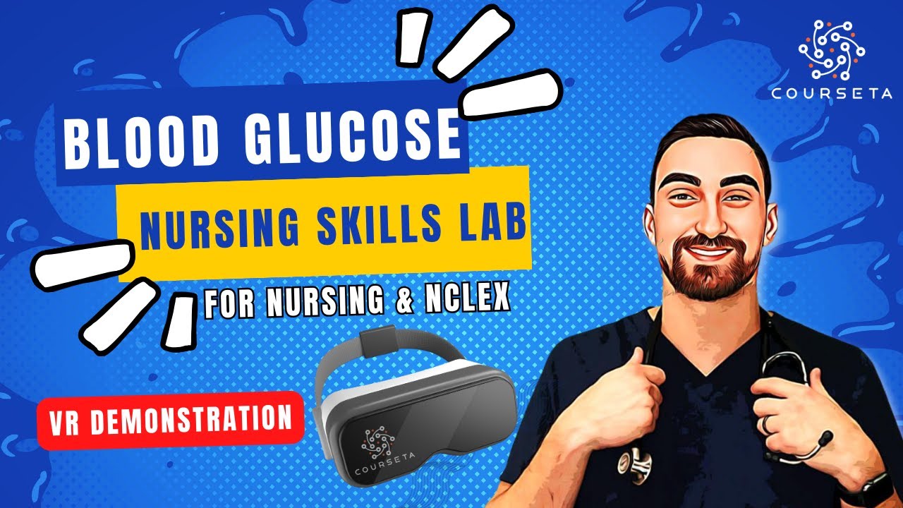 How to check Blood Sugar (Glucose) | Nursing Skills Demonstration | VR Nursing Simulation