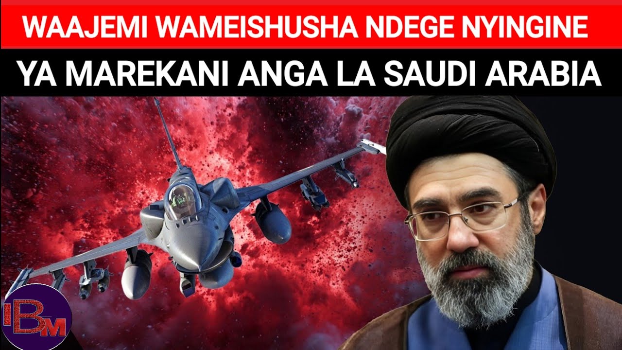 WAAJEMI WAMELIPUA NDEGE F-16 KWENYE ANGA LA SAUDI ARABIA 