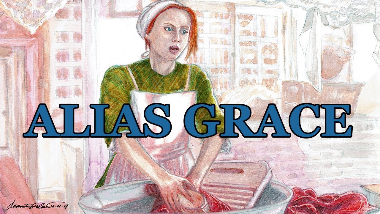 Alias Grace Review | Was She a Murderess? | watercolor speedpaint