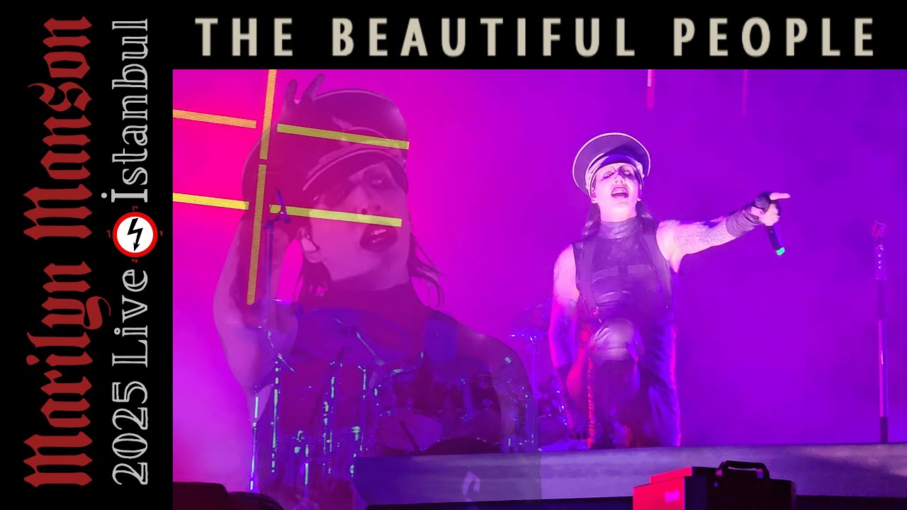 Marilyn Manson - The Beautiful People - Live @ İstanbul, Türkiye | 2025.09.03 [Subtitles Embedded!]