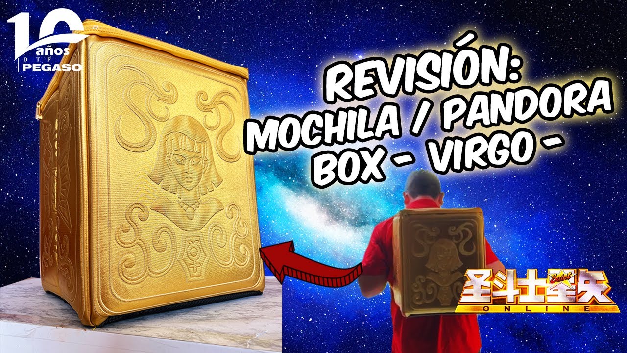 💥 PANDORA box / mochila -VIRGO - ( #saintseiya online ) [memorabilia #19]