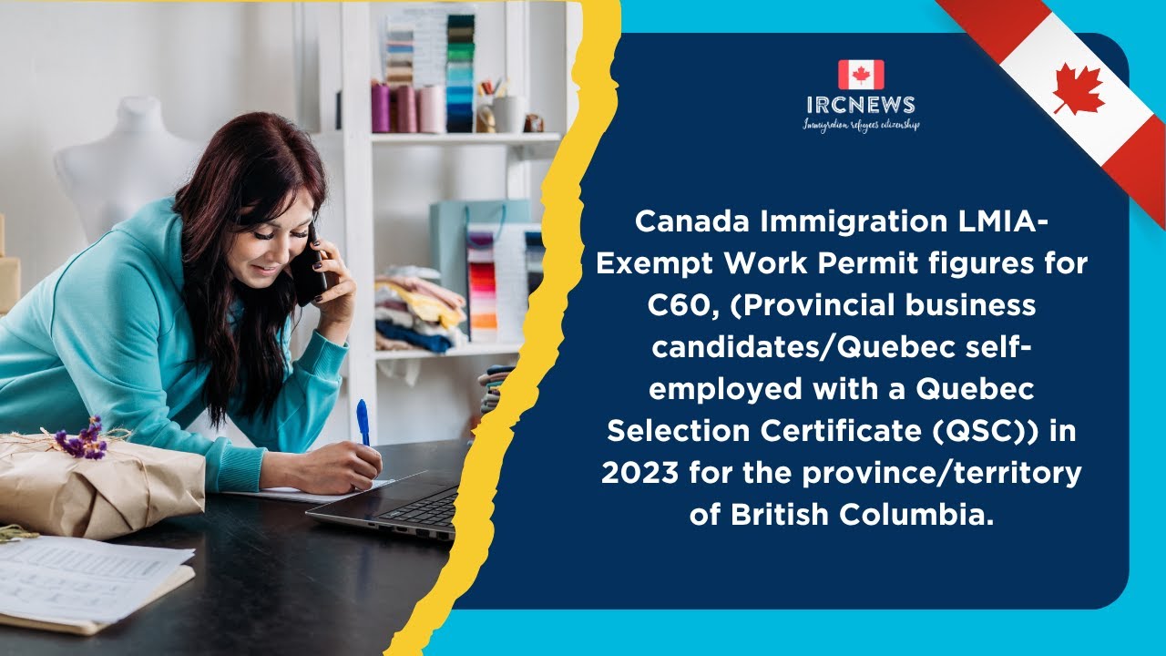 Canada 2023: LMIA-Exempt C60 Work Permits in  British Columbia (Provincial Business & Quebec QSC)