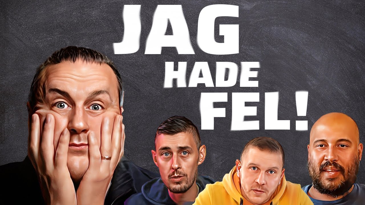 JAG HADE FEL! (Skilleras, Blandade Utbrott & Cluee är seriösa)