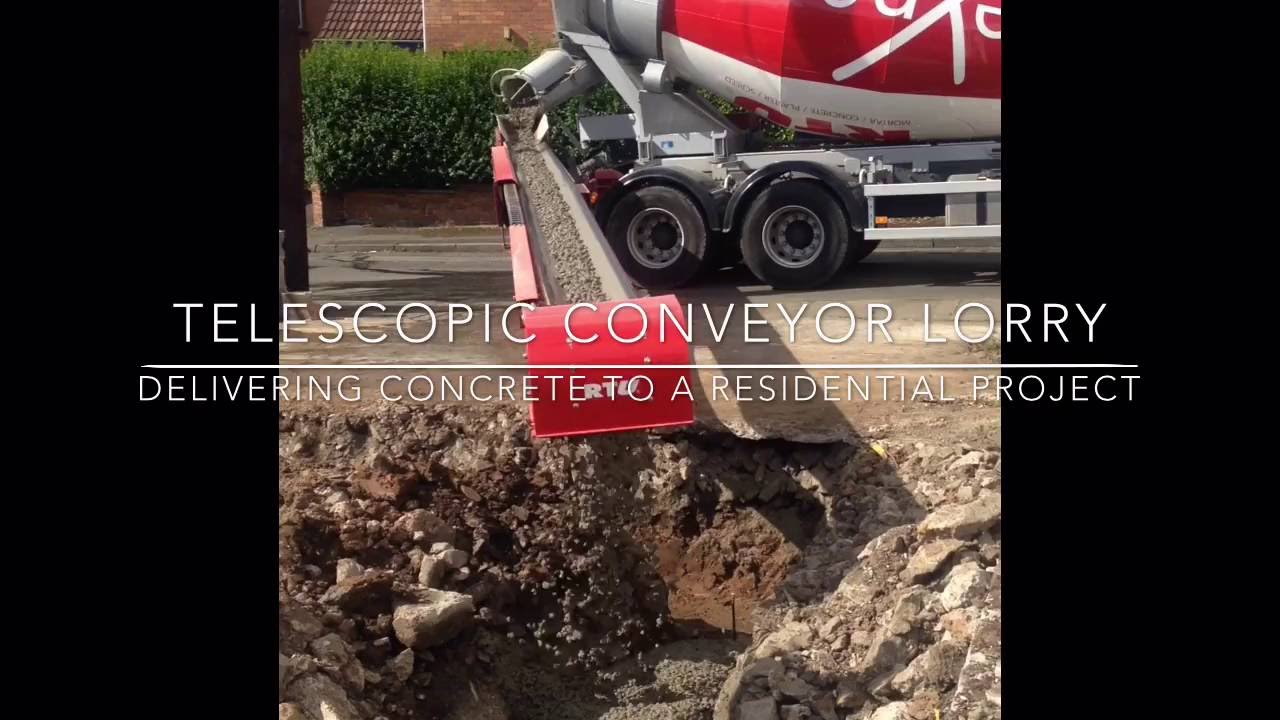 Residential Housing Foundations - Conveyor Lorry