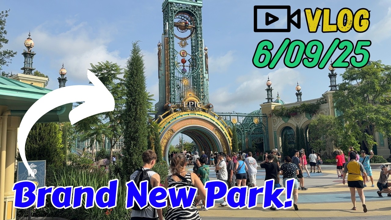 My First Time at Universal Epic Universe! Best Universal Park? | 6.9.25 Vlog