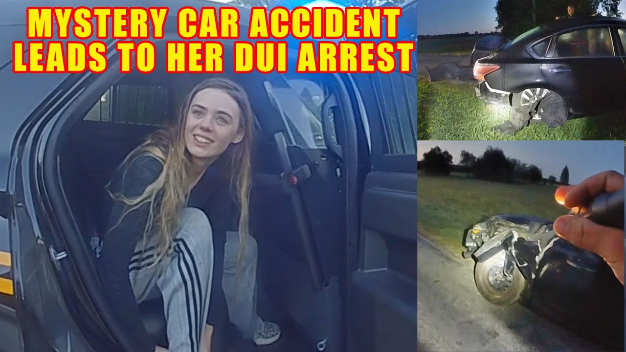 Mystery Car Accident Results in 20-Year-Old Woman's Arrest for Drunk Driving