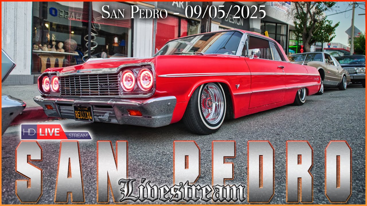 LIVE 🔴 San Pedro Cruise Night | Pacific Ave Lowriders Sept. 5th 2025