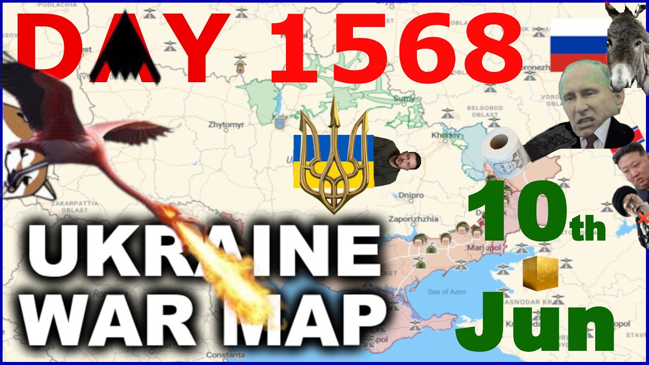 День 1568: Карта Украины - Пылающие фламинго!