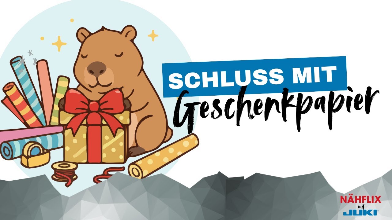 So nähst du deine kleine Geschenkverpackung ganz schnell selber