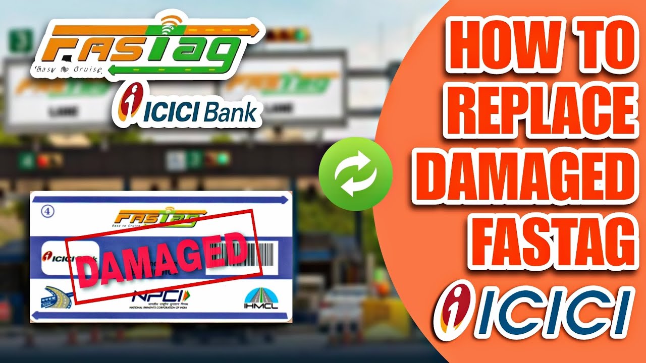 ♻️Damage-ஆன  FASTAG-ஐ எப்படி மாற்றுவது❓ICICI Fastag replacement Tamil | #fastag #replacement #tamil
