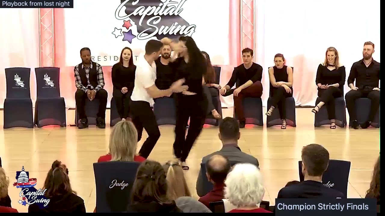 Forrest Hanson & Lisa Picard, Capital Swing 2020 Champion Strictly