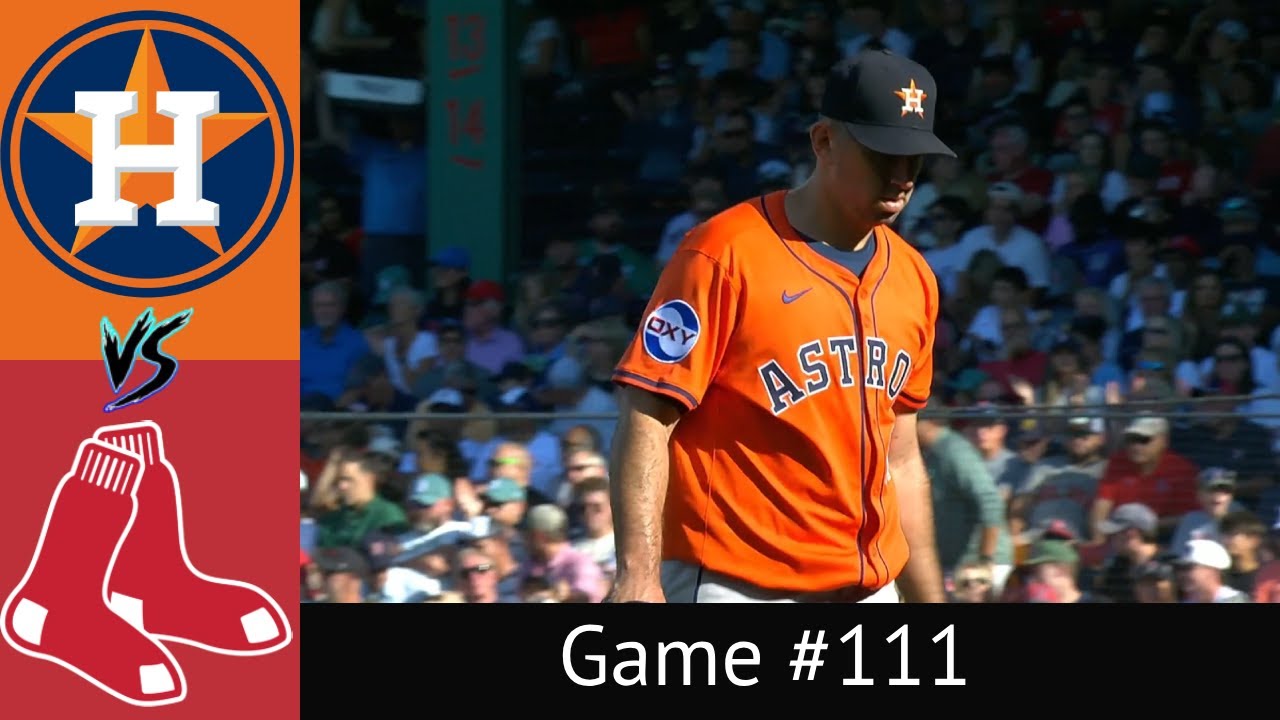Astros VS Red Sox Condensed Game 8/2/25