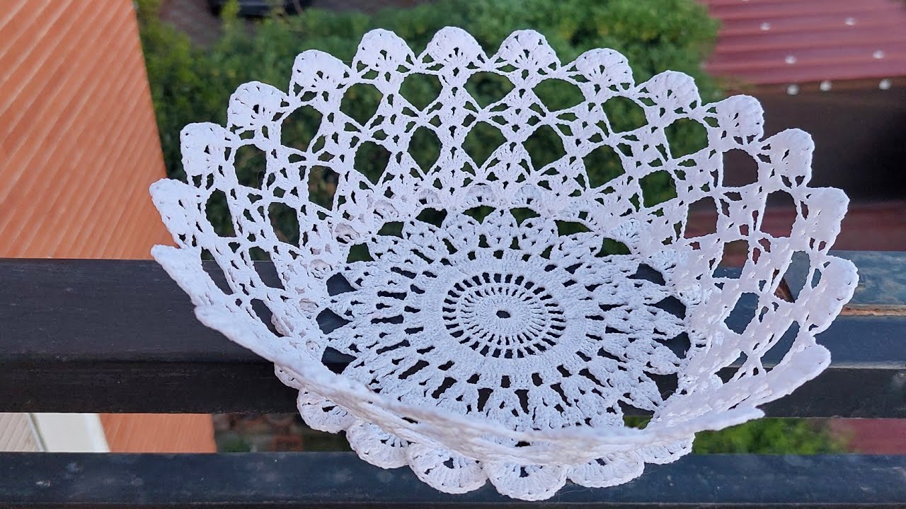 tutorial cestino fatto a uncinetto. 1 parte