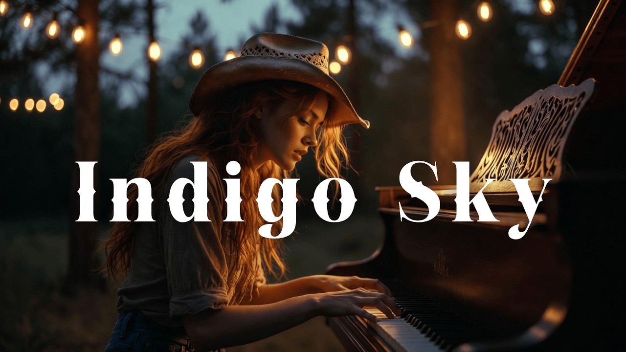 Indigo Sky | Country Music | Official Lyrics Video 
