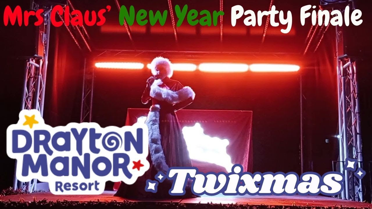 Mrs Claus' New Year Party Finale Twixmas 2023 at Drayton Manor Resort