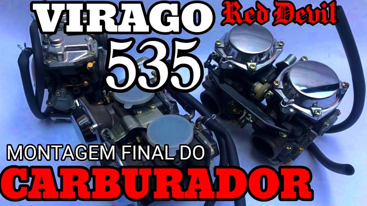 Parte FINAL, Montagem do Carburador Virago 535