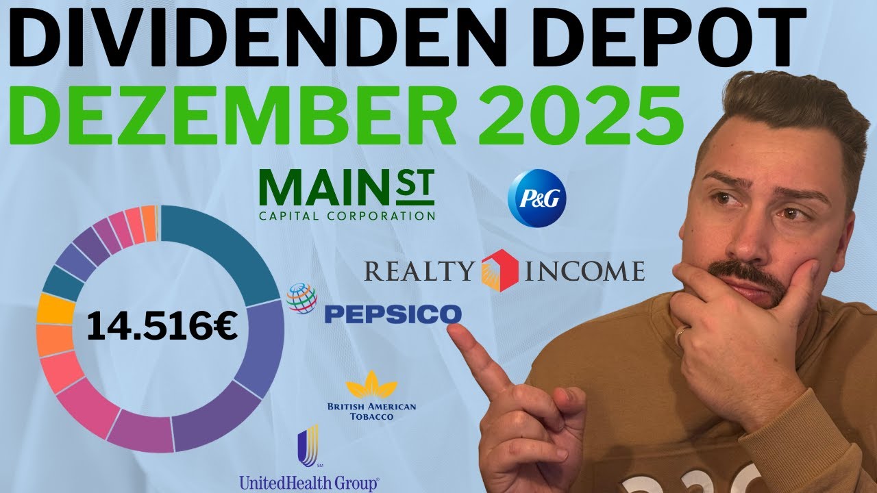 Mein DIVIDENDEN Depot 2025 - so viel zahlt mein 14 500&euro; Depot an DIVIDENDE📈Passive Einnahmen 2025