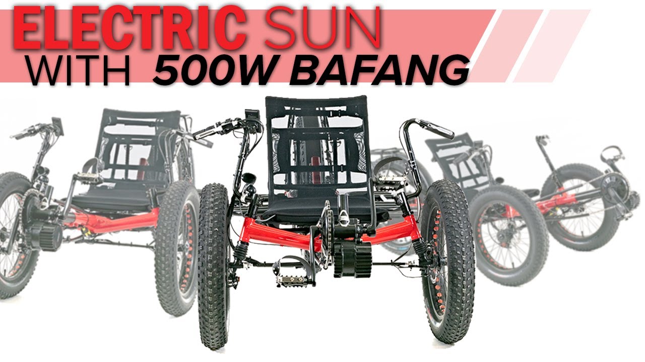 Electric SunSeeker Fat Tad CXS  with Cargo Racks by Utah Trikes