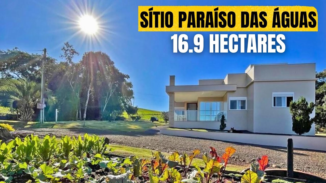 SÍTIO A VENDA EM SANTA CATARINA CASA RIO FRUTAS ÁGUA E LAVOURA R$ 2.300.000