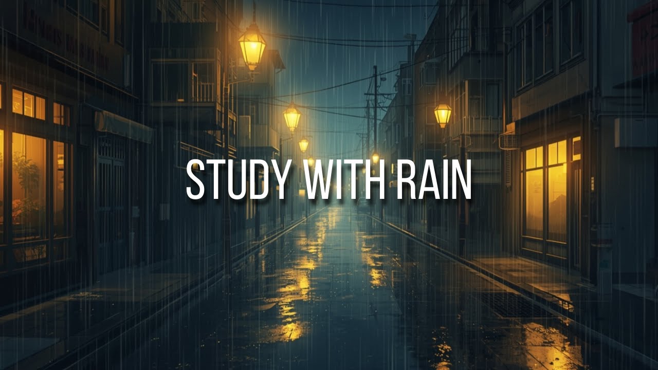 Study Rain 🌧️ Lofi Hip Hop Beats to Relax, Study, and Focus