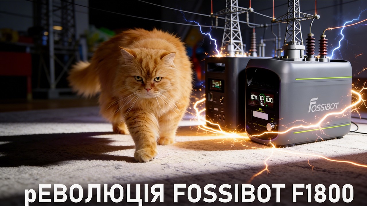 Новинка 2026 -  портативна зарядна станція Fossibot F1800. рЕволюція Fossibot.