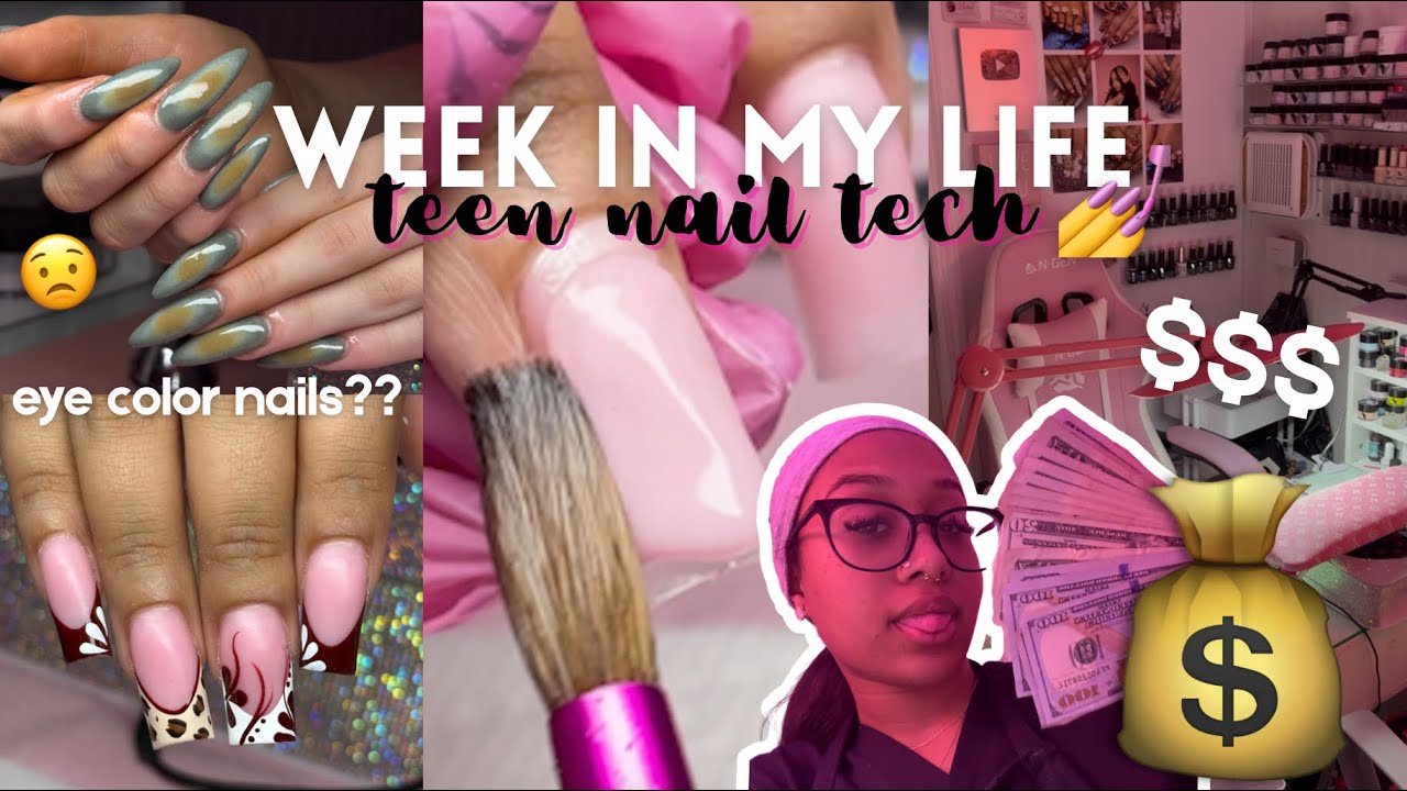 Реалистичная неделя из моей жизни как подростка-мастерицы маникюра 💰💅