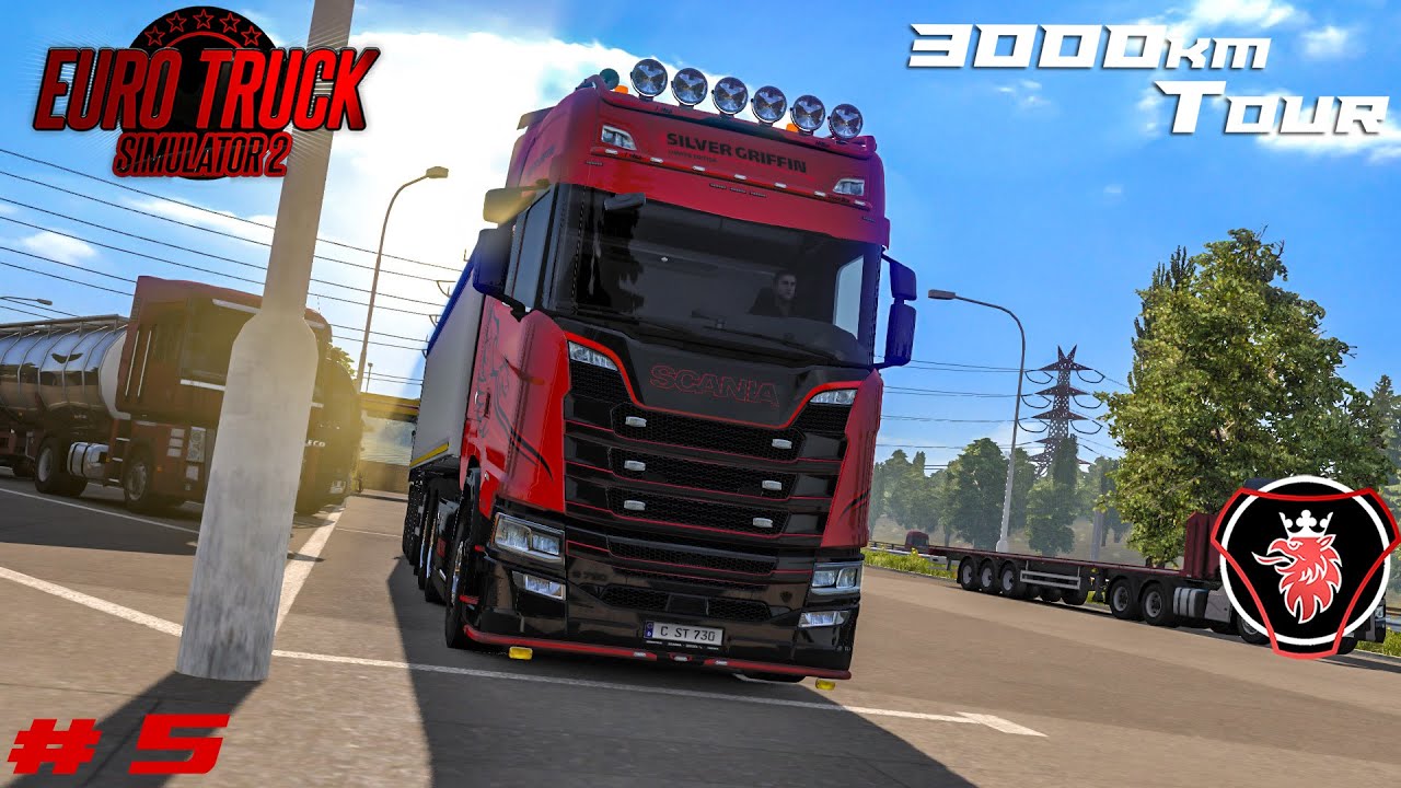 3000 km Tour! | ETS2 1.38 | SCANIA S730 V8 | Kouvola - La Rochelle | Part 5