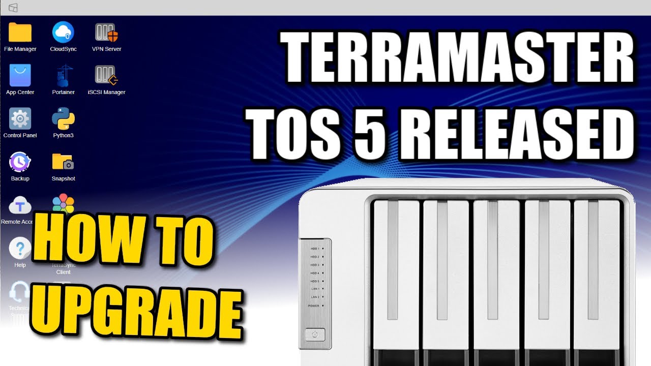 Как обновить систему Terramaster NAS до TOS 5