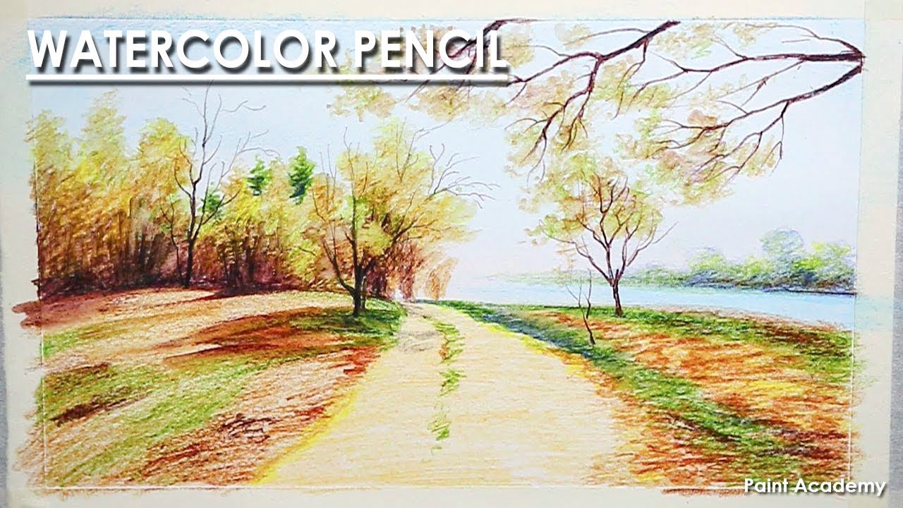 How to Draw with Watercolor Pencil | step by step