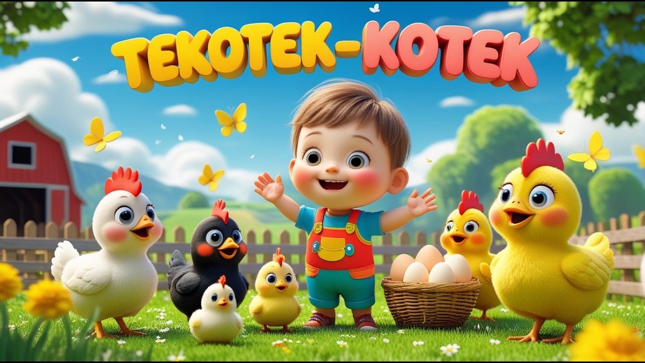 TEKOTEK-KOTEK ANAK AYAM - KOMPILASI LAGU ANAK TERBAIK SEPANJANG MASA | FamilyKids