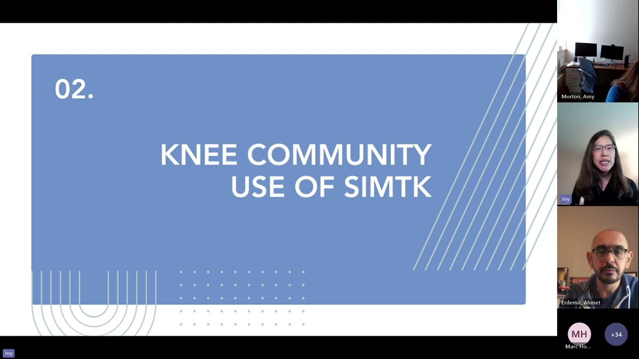 Webinar 1: SimTK  A Software, Model, and Data Sharing Platform for the Biomechanics Community