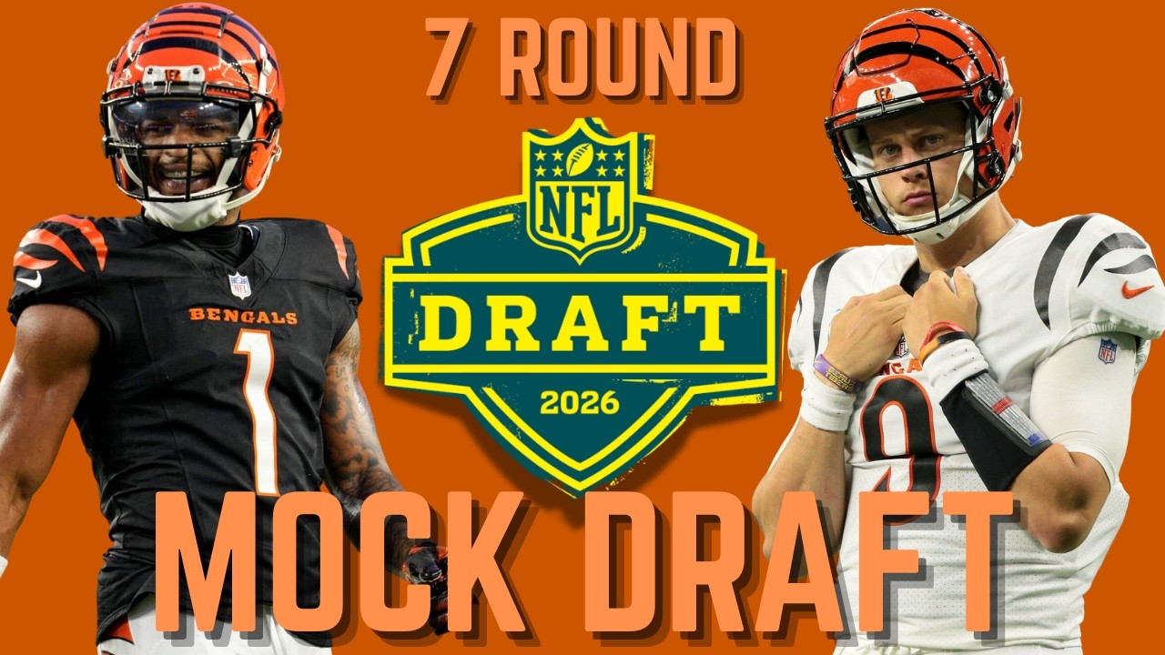 Cincinnati Bengals 2026 7-Round Mock Draft 2.0 | 2 GAME CHANGING Defensive Additions!
